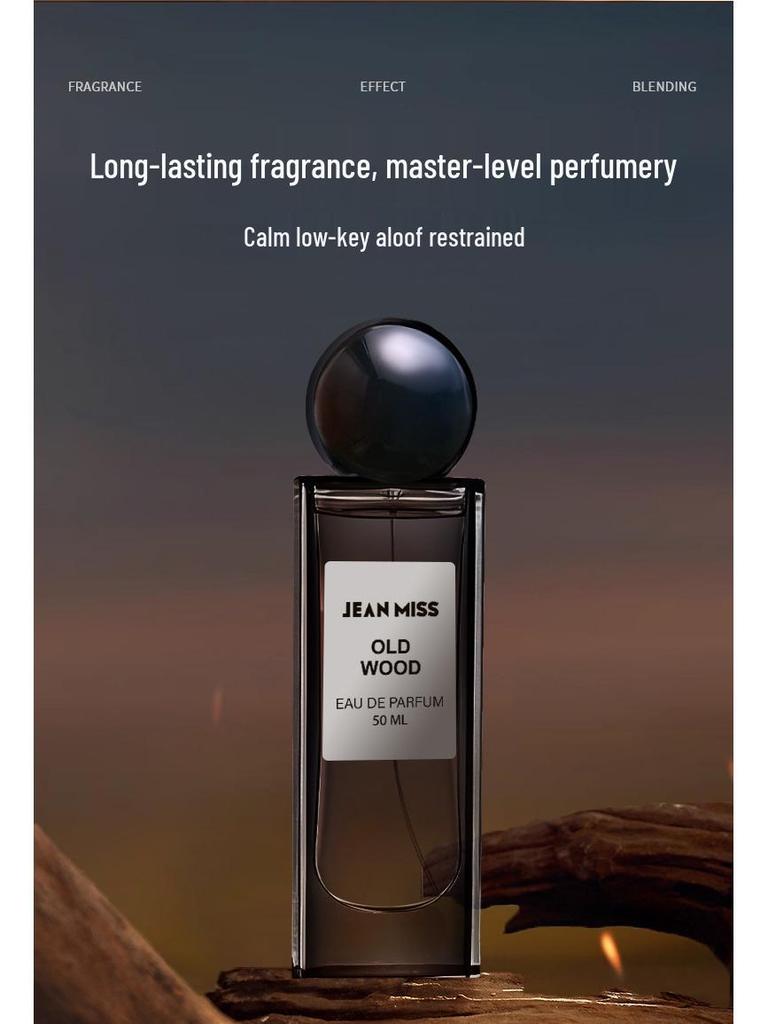 Deep Ebony Oud Men's Eau De Cologne 50ml - High-End Southeast Asian Fragrance.