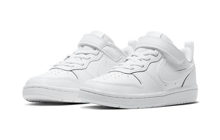 Nike Кроссовки Court Borough Low 2 Triple White PS BQ5451-100