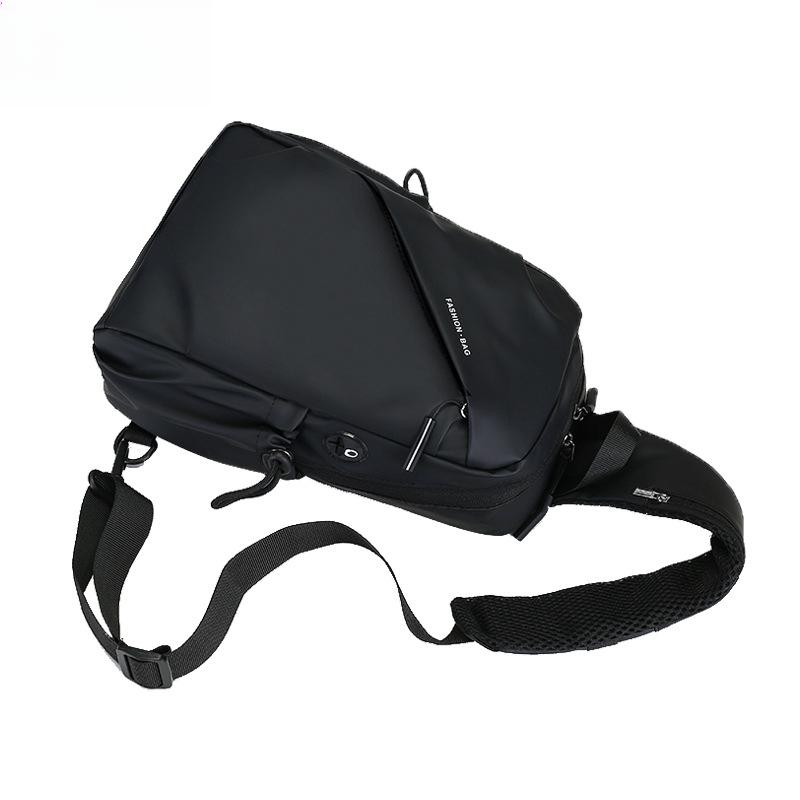 Модная мужская сумка через плечо Высококлассная повседневная дорожная женская нагрудная сумка Ткань Оксфорд Маленький рюкзак Водонепроницаемая Износостойкая Нагрудная сумка