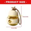 F26C Convenient Portable Mini Gourd Pills Organizers Multiple Divisions For Medicine Storage Airtight Seal For Protections