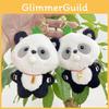 Enchanting Panda Plush Doll Keychain With Short Plush Texture Perfect For Collectors