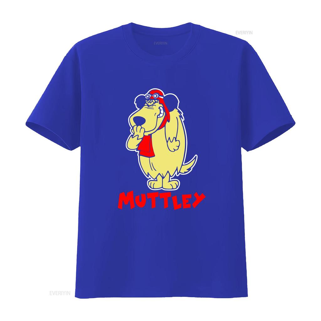Muttley T shirt vintage Washed Breathable Unisex designer clothes Comfortable streetwear Stylish Stretched graphic Soft