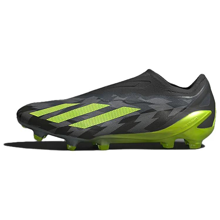 adidas Crazyfast Injection.1 Laceless FG 'Crazycharged Pack' (Unisex) Core Black / Team Solar Yellow / Grey Five Soccer Shoes IG0765