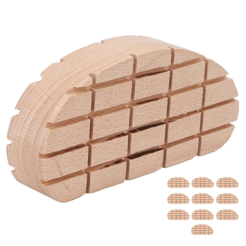10Pcs Wooden Horse Hoof Pad Waterproof Breathable Cow Hoof Triming Pads for Cows Horses