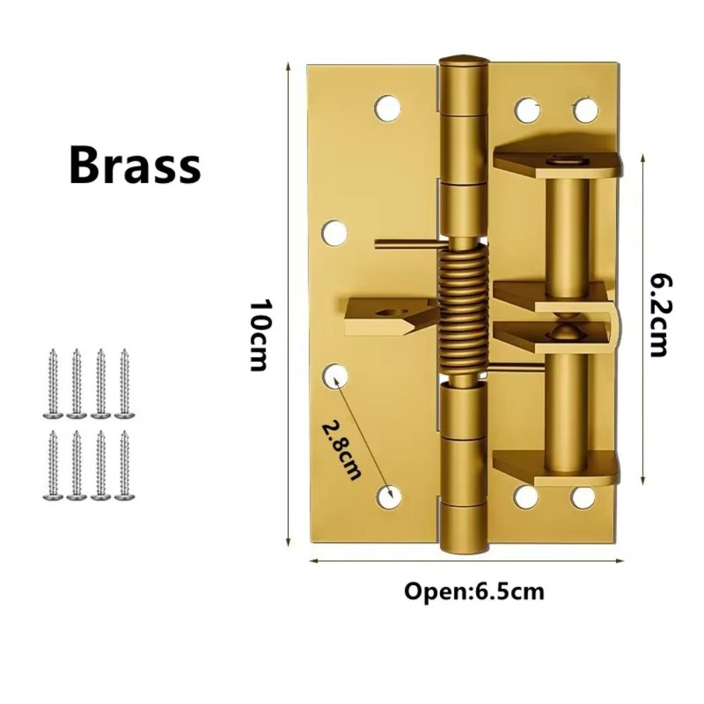 Right Angle Door Closer Self-Closing Invisible Door Spring Hinge Wooden Door