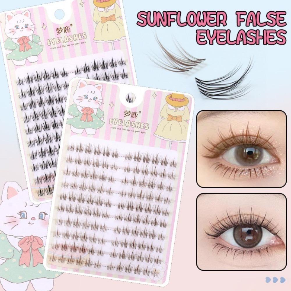 10Rows/Box Comfortable To Wear Eye Makeup Tools Realistic and Natural Individual Lashes