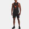 Under Armour Майка-топ Project Rock Charged Cotton Training для мужчин, черная 1361623-001