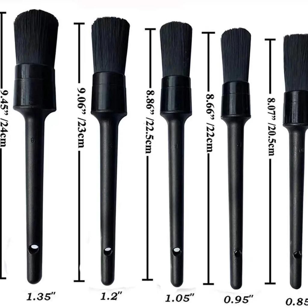 Набор инструментов для чистки автомобиля, Набор щеток для детейлинга автомобиля с сумкой для переноски, Профессиональный набор щеток для автомойки для салона и экстерьера автомобиля