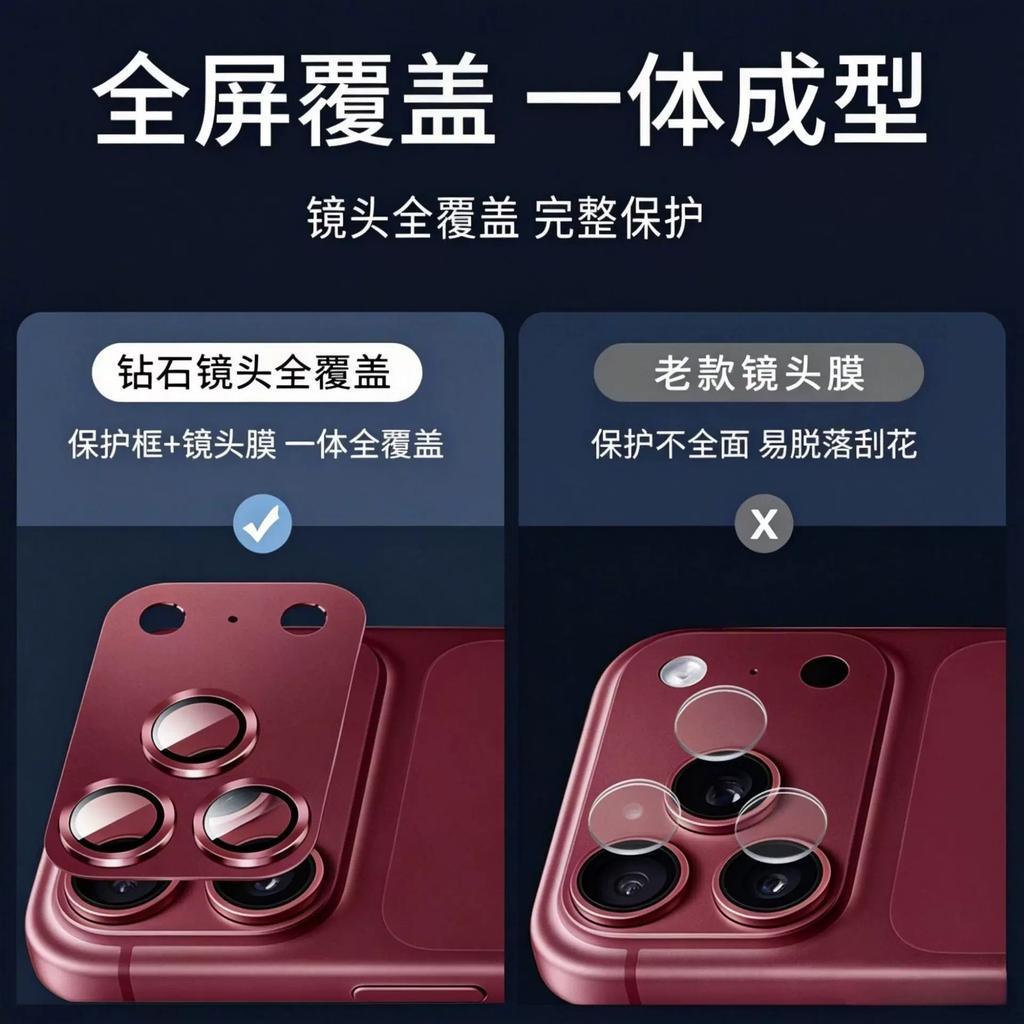 Применимо к Apple 18Pro бронепленка на объектив iphone17ProMax глаз орла интегрированная пленка полностью полая металлическая наклейка