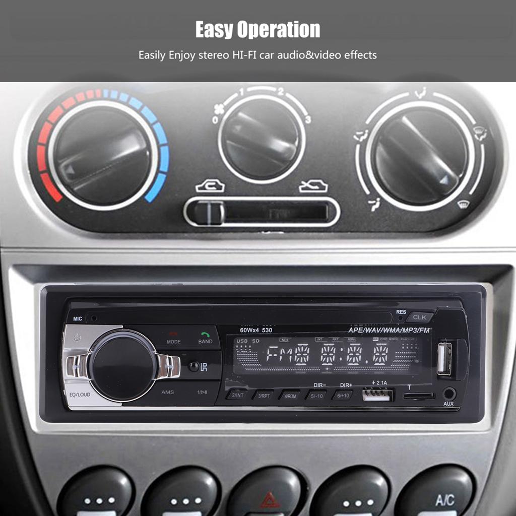 Автомобильный FM-радиоприемник с двумя USB-портами, Bluetooth, функцией громкой связи, функцией воспроизведения музыки без потерь, MP3-плеером