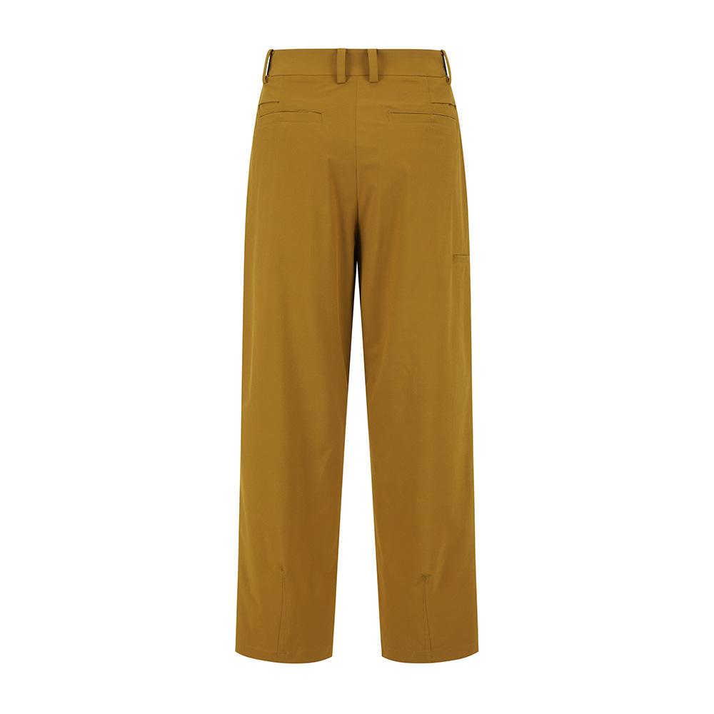 MALBON GOLF Double-Pleated Semi-Wide Pants Tan (Man)