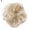 Women Hair Bun Extension Wavy Curly Messy Donut Chignons Wig Hairpiece