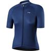 Li-Ning Дышащая, быстросохнущая, впитывающая пот, солнцезащитная, с коротким рукавом, женская веломайка темно-синего цвета LCTY044-3