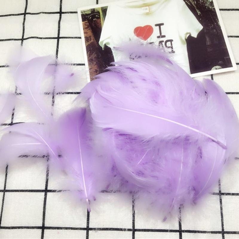 Цвет мечты Diy букет венок украшения крылья ангела перья 100 шт. креативные ювелирные материалы гусиное перо