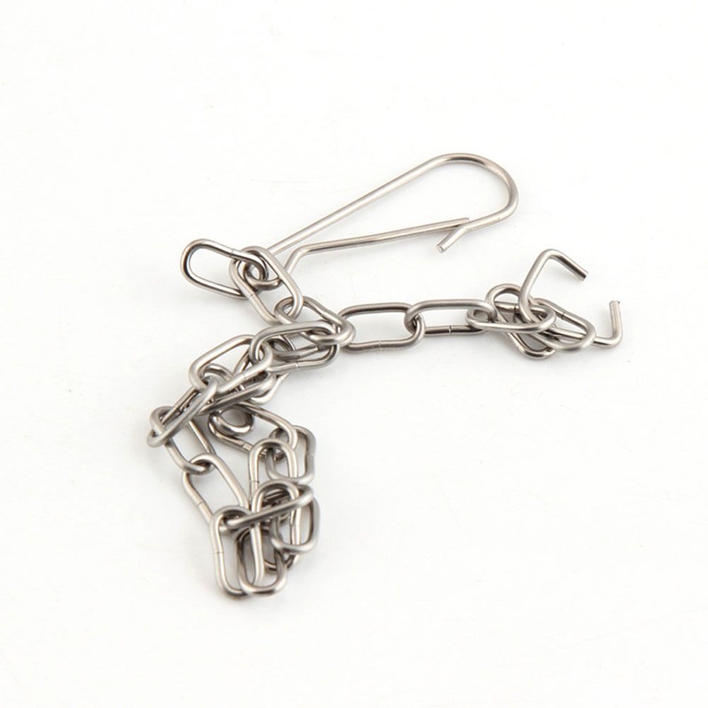 10 шт. Серебристая ручка-цепочка Цепочка для сливного клапана унитаза из нержавеющей стали Бачок для воды