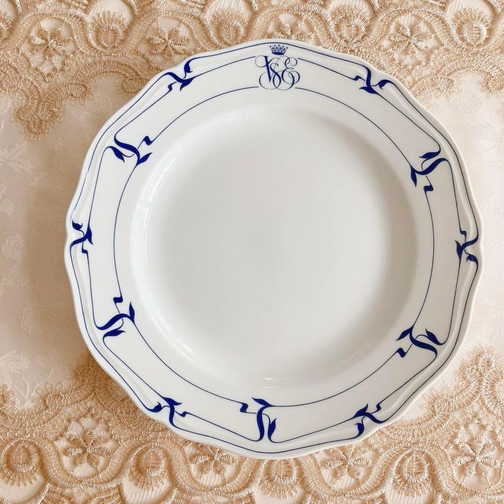 Used [Rare] Richard Ginori Orient Express Pair Plates 24.5cm