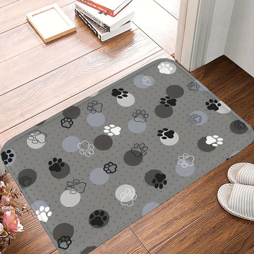 1PC Vintage Motorcycle Rider Kitchen Rug Non-Slip Door Mat Pop design Bathroom Rug Bath Mat Carpet for Home Sink Laundry Decor