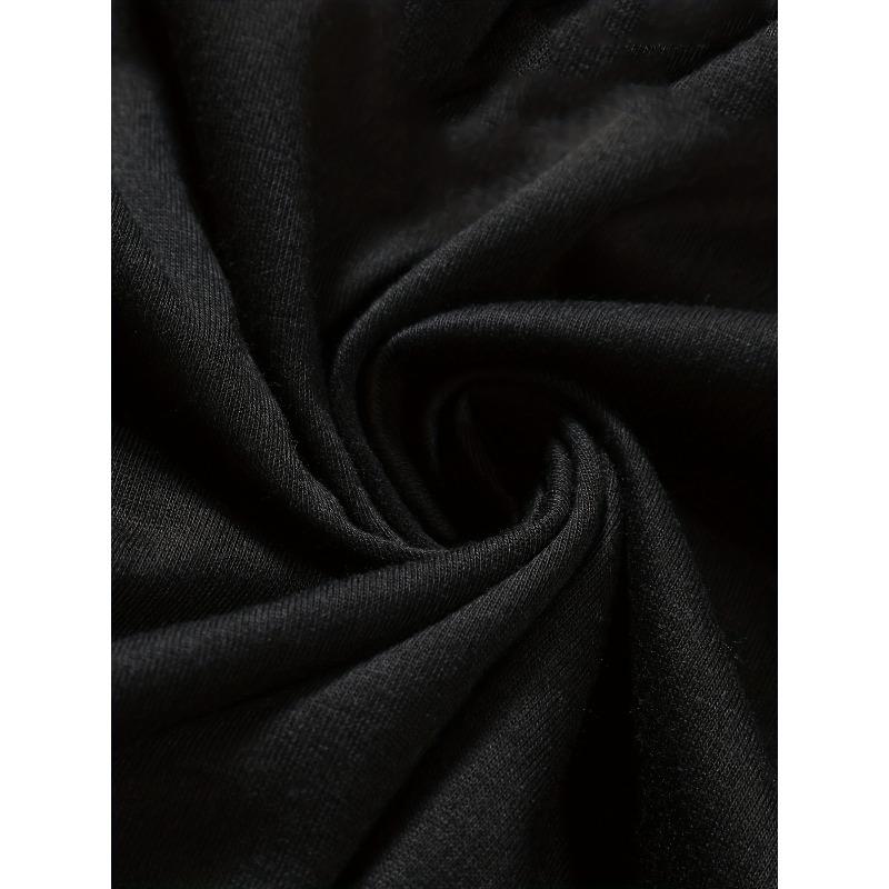 Европейские размеры Мужской креативный топ с принтом-буквой, Повседневная мужская футболка с коротким рукавом и круглым вырезом, слегка эластичная, Мужская футболка для лета, для улицы