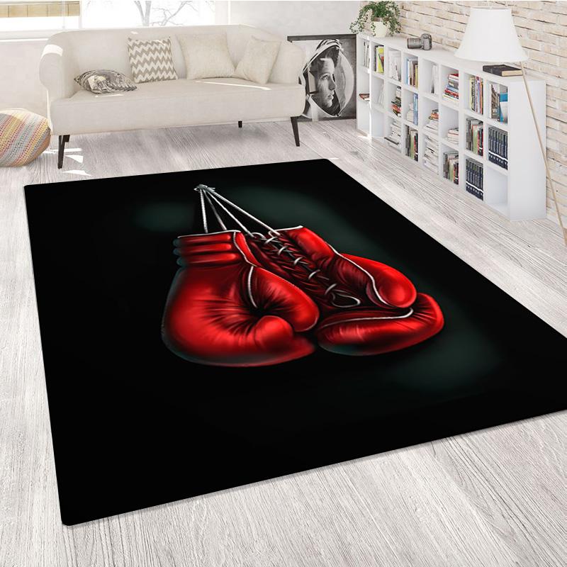 Boxing Gloves Rug Home carpet Office Decorative Carpet For Living Room Bedroom Door Mat Floor Carpet Computer Chair Area Rug