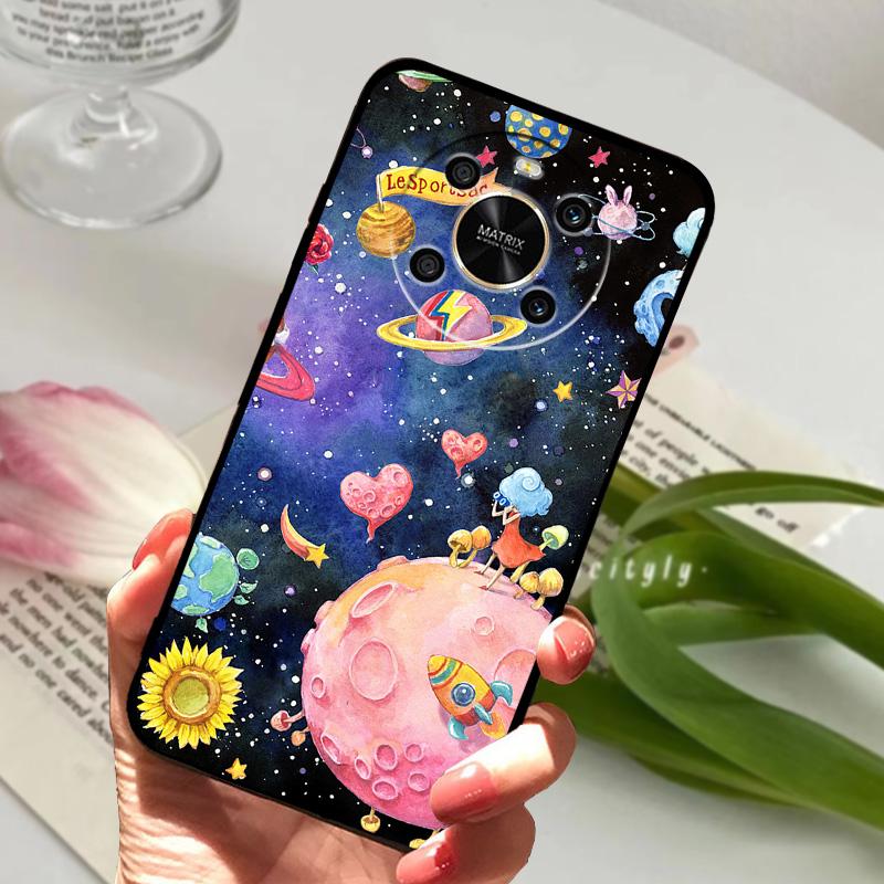 Чехол для Honor Magic4 Lite 5G ANY-LX1 LX2 LX3 Силиконовый ТПУ Мягкая крышка для телефона Для Honor Magic 4 Lite Бампер Fundas Модный Люксовый