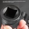 4PCS Black & Sliver Impact Socket Adapter Chrome Vanadium Steel Drive Socket Reducer  Auto Shop
