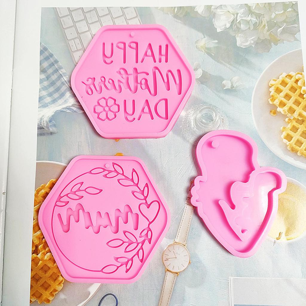 Новинка День матери Подвеска Силиконовая форма брелок смоляная форма для изготовления ювелирных изделий форма для эпоксидной смолы DIY Подставка Искусство Ремесла