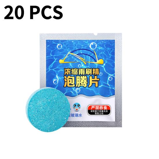 Очиститель автомобильного стекла, стеклоочиститель, тонкие твердые шипучие таблетки, вода для стекла, 1 шт., добавить 4 л воды, автоматическое мытье лобового стекла, зеркал, мытье окон