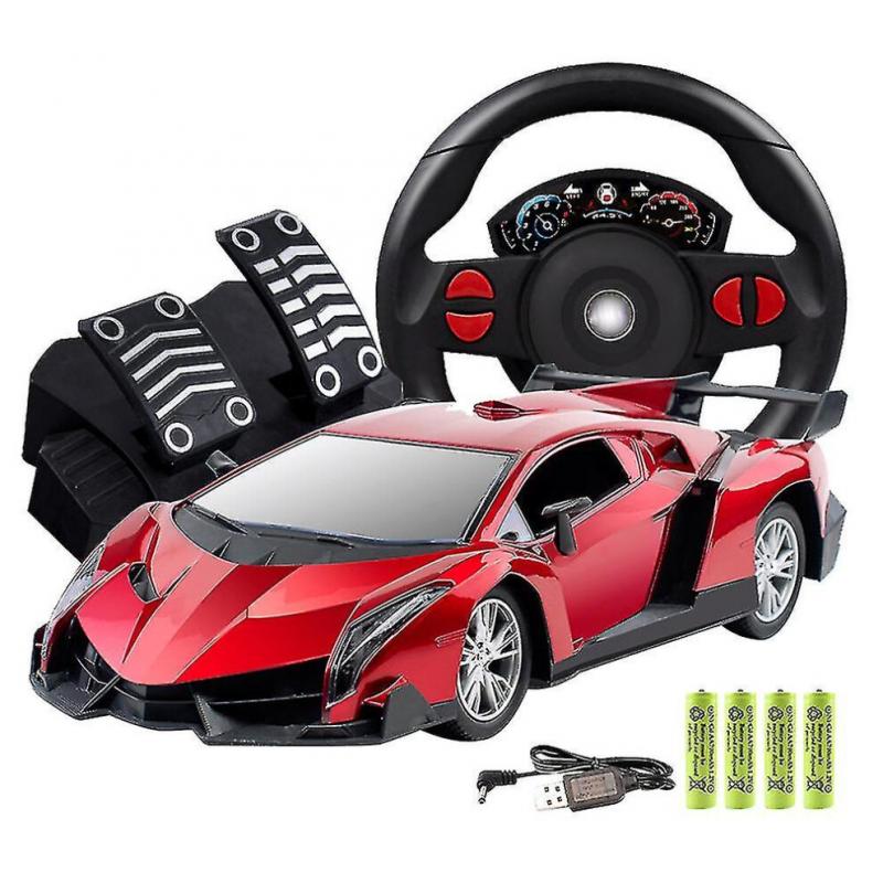1:12 Remote Control Sports Car Models Steering Wheel Gravity Sensing Four-way Remote Control Racing Car Model Toy