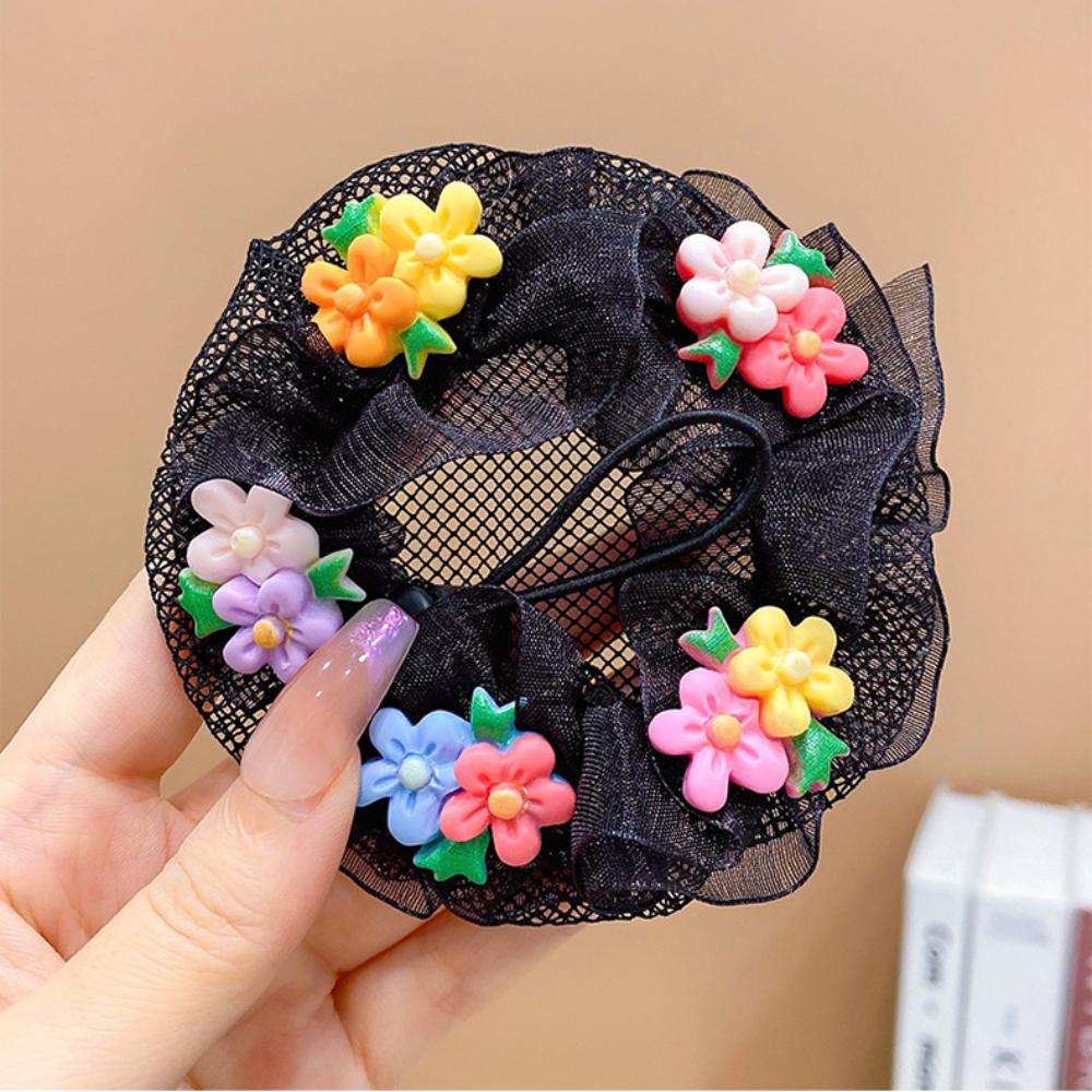 Модный головной убор балетная сетка для волос корейский стиль для девочек чехол для пучка снуд эластичная сетка для волос для детей