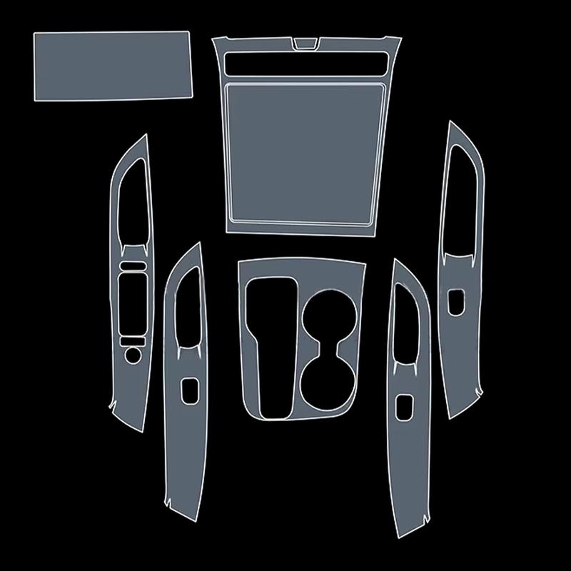 Защитная пленка из ТПУ для Hyundai Tucson NX4 2021 2022 2023, прозрачная, антицарапающая, аксессуары для центральной консоли интерьера автомобиля.