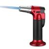 Портативная прямая струйная зажигалка-горелка для сигар, горелка для барбекю и сварки, зажигалка с пламенем-струей, черная, красная
