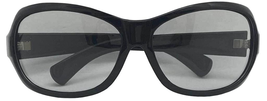 Солнцезащитные очки типа «кошачий глаз» с поляризацией, линзы дымчато-черные поляризованные [Маркировка FaceTrick] Линзы/Защита от УФ-лучей/Синяя оправа/Легкие AZPL3128-1LS