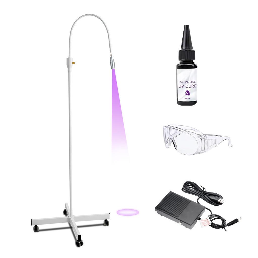 Портативная светодиодная лампа для наращивания ресниц, быстросохнущая лампа для профессионального салона красоты.