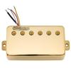 Wilkinson WOCHB Ceramic PAF Humbucker Pickup with PU Bridge for Les Paul SG Electric Gold Guitar,
