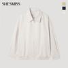 [shs Miss] Cotton Collar Zip Up Jumper Swwjpp11710