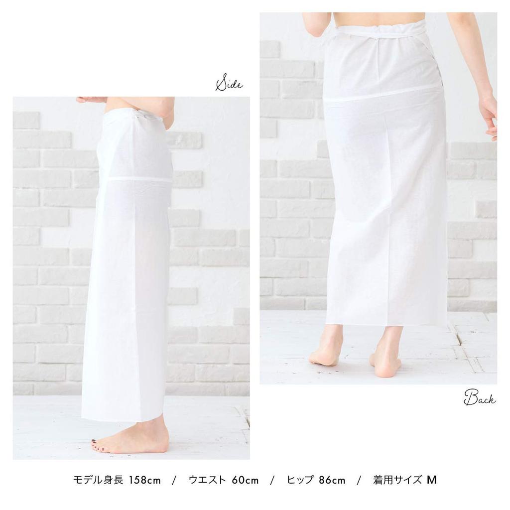 Подол круглый год, размер L [SOUBIEN] протектор, хлопок, женское кимоно, Япония, открытый, круглый, стираемый, нижнее белье, протектор, нижнее белье,