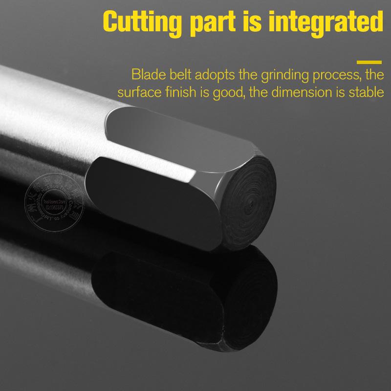 Набор из 6 сломанных поврежденных отверток, набор инструментов для удаления сверл, двухсторонних винтовых сверл