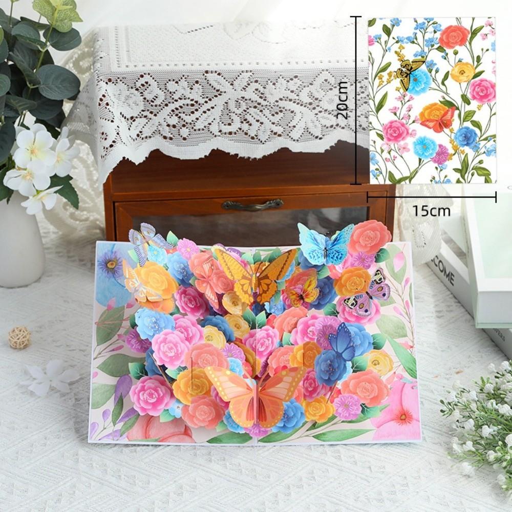 Anniversary Card Pop up Card 3D Post Card Birthday Cards for Valentine's Day Mother's Day
