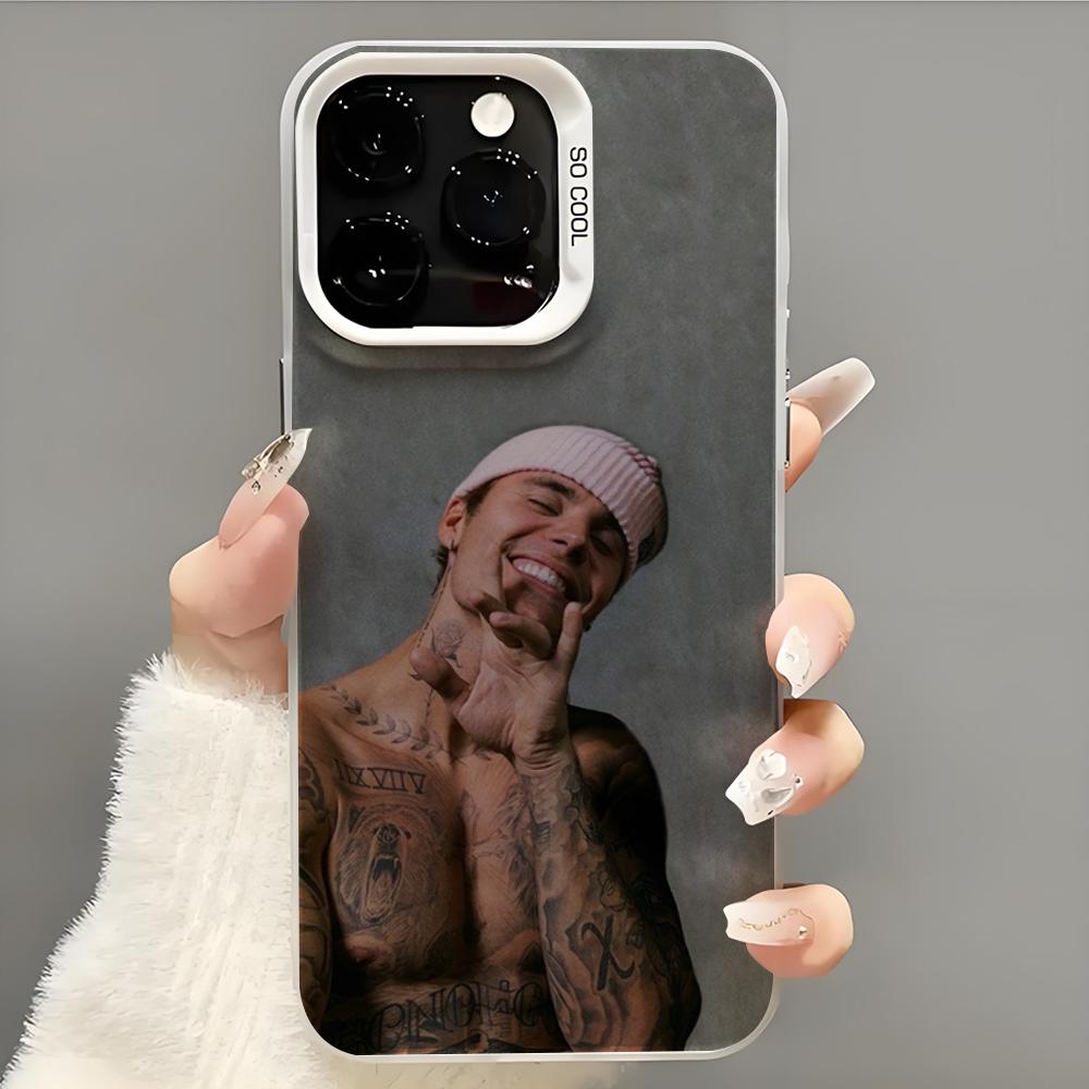 Чехол для телефона Джастина Бибера Чехол для телефона для iPhone 14 16 15 11 12 13 Pro Max Mini Plus Ударопрочный чехол