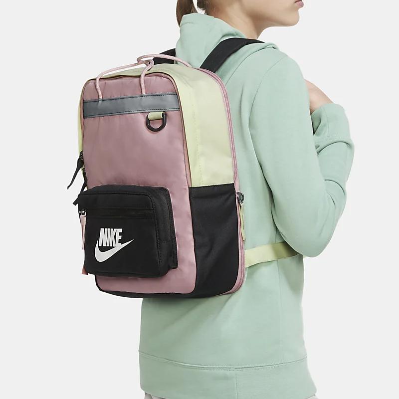 Nike Tanjun Хлопковый Рюкзак-Сумка Мини Женский Розовый Заварной Крем Черный Повседневный BA5927-630