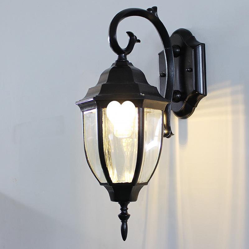 Ретро Водонепроницаемый Наружный Настенный Светильник для Балконов, Дворов и Лестниц - Американский/Европейский Стиль