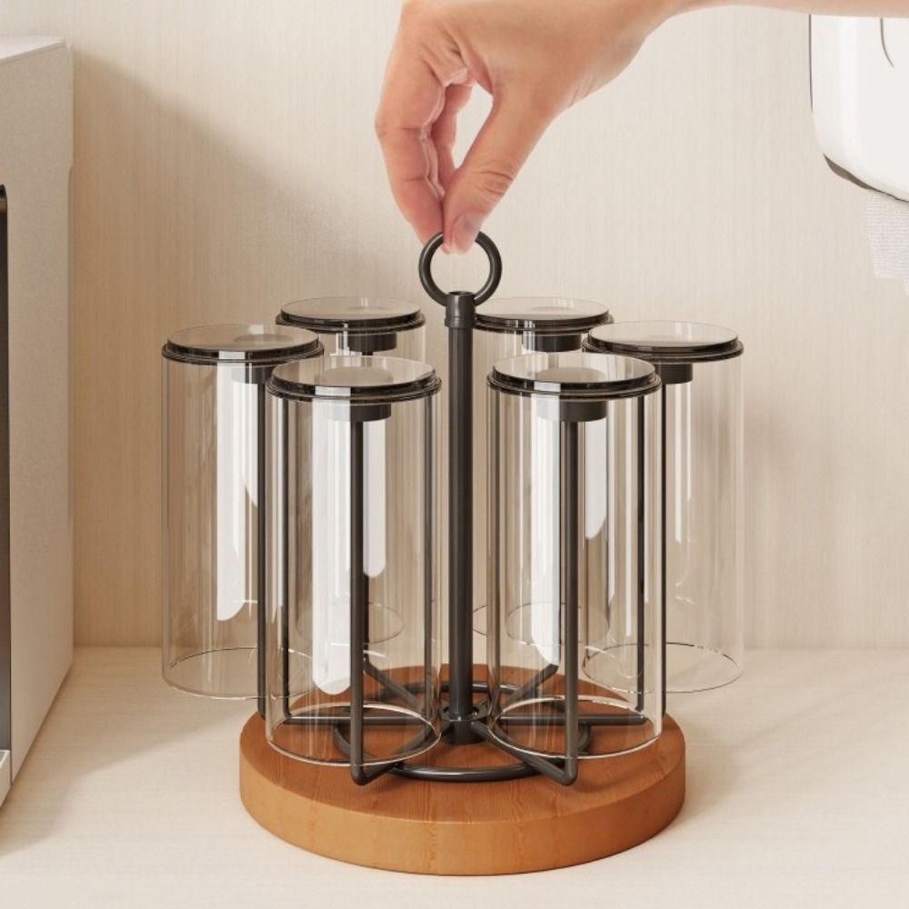 Non-Slip Upside Down Cup Holder Large Capacity Glass Cup Storage Rack Mug Storage Rack  Home