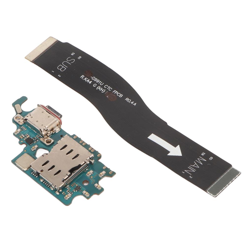 Разъем док-станции для зарядки Профессиональный шлейф с разъемом для зарядки USB C для Samsung для Galaxy S21 SM G991U D 0 (США