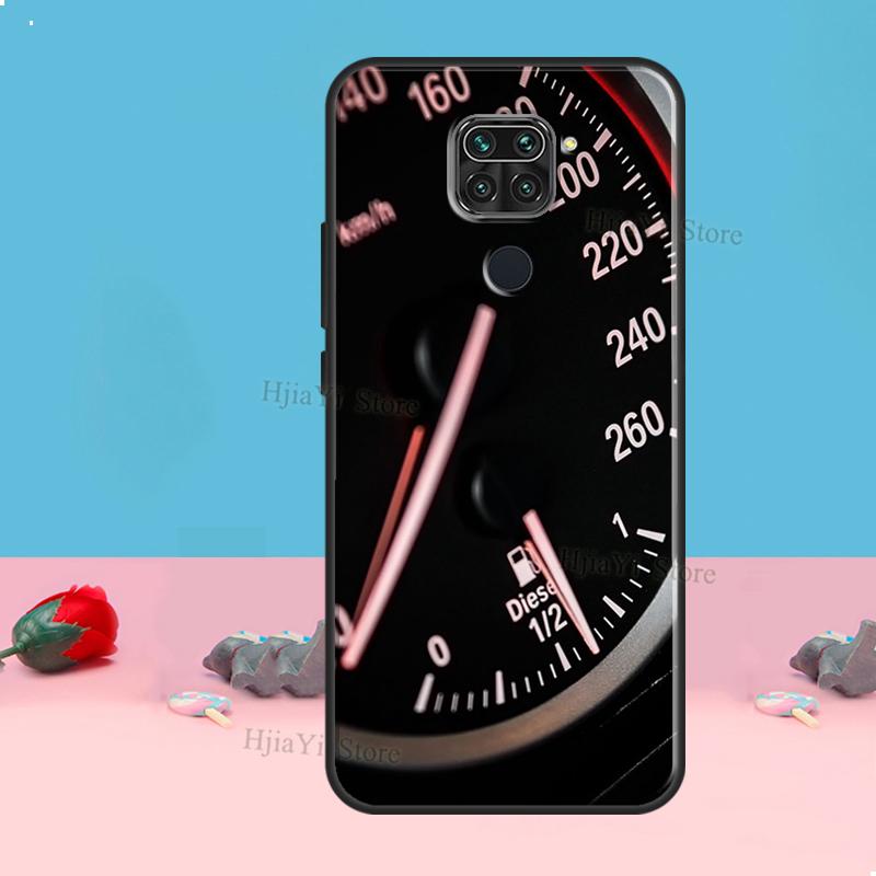 Speedometer Car Case For Redmi Note 8 9 10 11 12 Pro Plus 10S 11S 12S Cover For Redmi 9C 10A 10C 12C Coque
