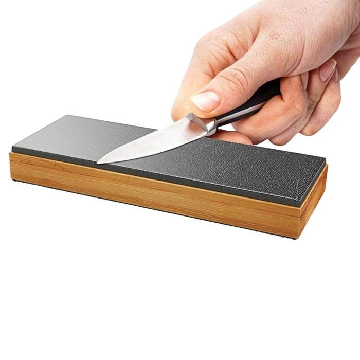 Archetype Whetstone Knife Sharpening Blue Stick Set, Leather Knife Polishing Compound, Mirror Finish, Metal Polish, Black