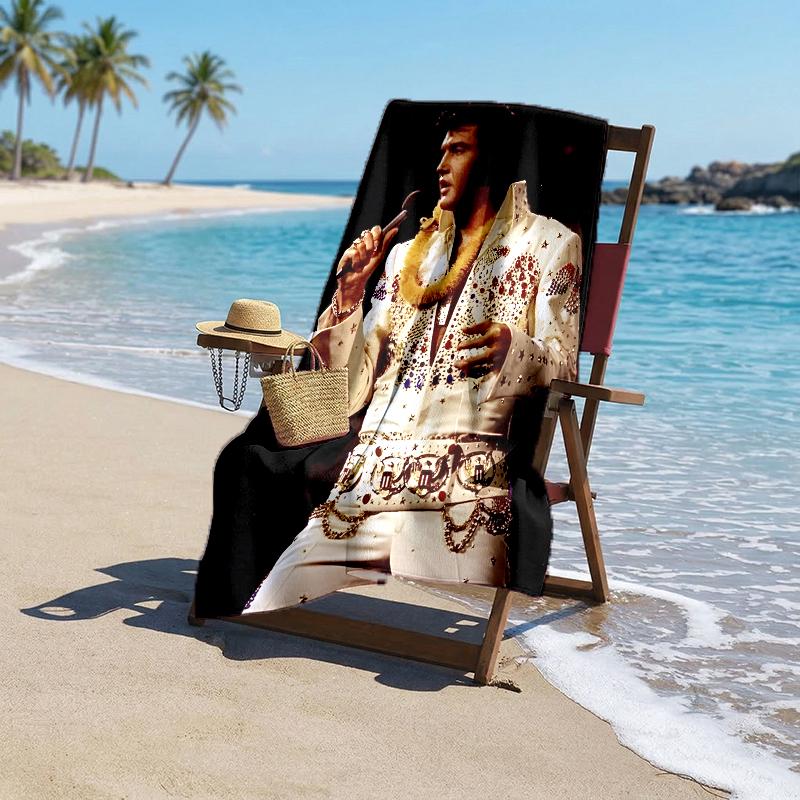 Elvis Fashion Beach Towel: Ideal for Summer Adventures Soft, absorbent and quick drying suitable for swimming and bathing