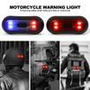 Перезаряжаемый через USB стробоскоп для мотоциклетного шлема, безопасный задний фонарь, сигнальная лампа для езды на велосипеде
