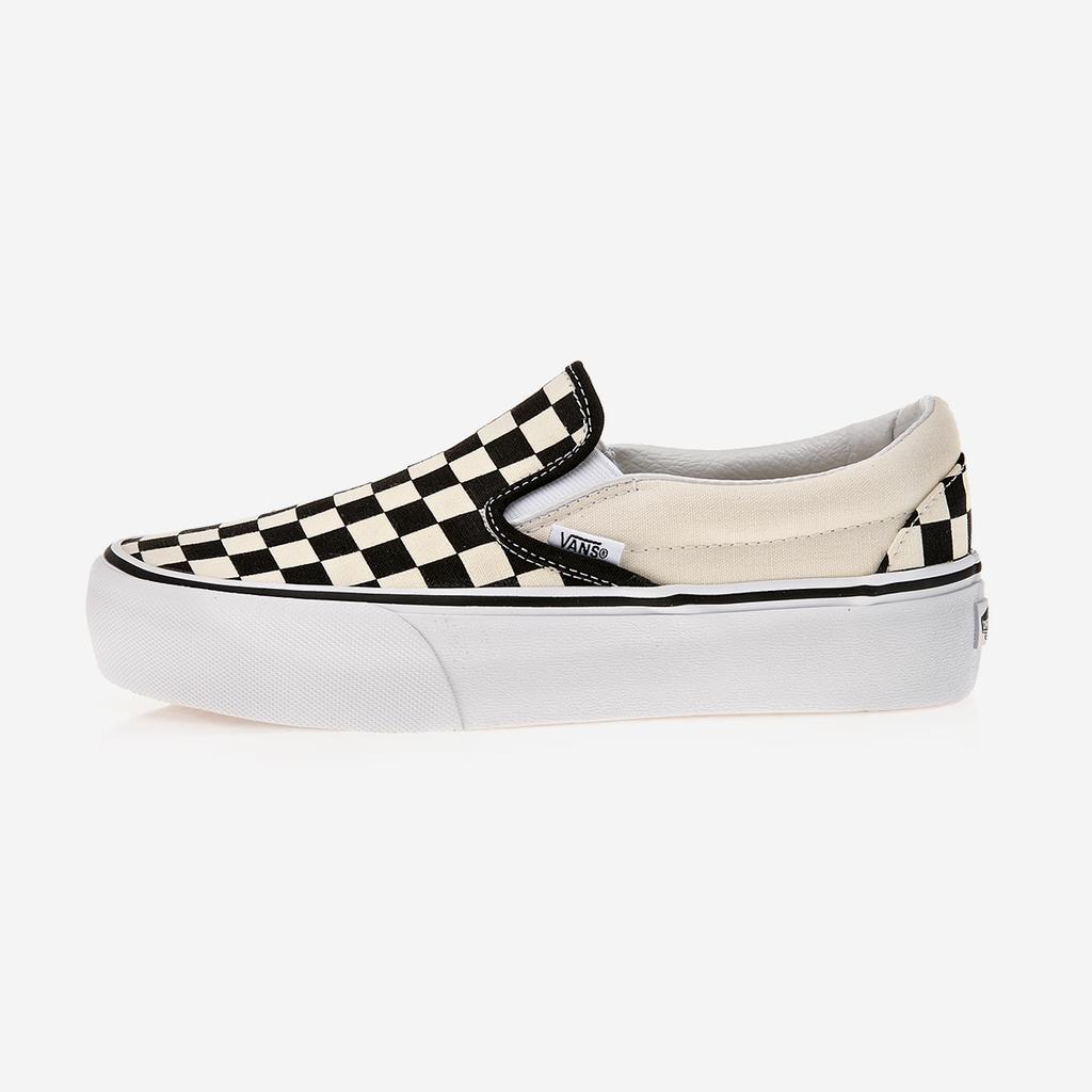 Classic Sleep -On Platform -Black & White Checker/White VN00018EBWW