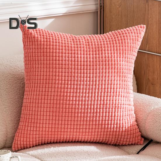 Чехол для подушки Corduroy Cushion Case со скрытой молнией Boho Throw Pillow Case для гостиной, кровати, дивана, фермерского дома, домашнего декора