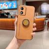 For Motorola Moto G85 Luxury Sheepskin Leather Cover for Moto E13 5G E14 Matte Lens Protection Shockproof Back Cover